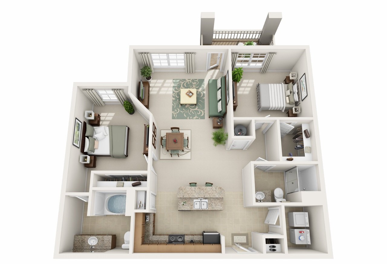 2 Bedrooms 2 Bathrooms Apartment for rent at Century Highland Creek in Charlotte, NC