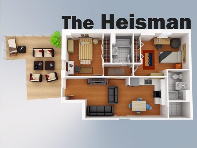 2 Bedrooms 2 Bathrooms Apartment for rent at The Osceola in Tallahassee, FL