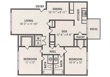 2 Bedrooms 2 Bathrooms Apartment for rent at Vintage in Houston, TX