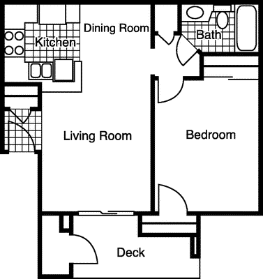 1 Bedroom 1 Bathroom Apartment for rent at Hathaway in Long Beach, CA