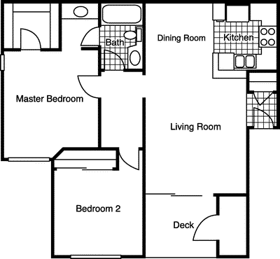 2 Bedrooms 1 Bathroom Apartment for rent at Hathaway in Long Beach, CA