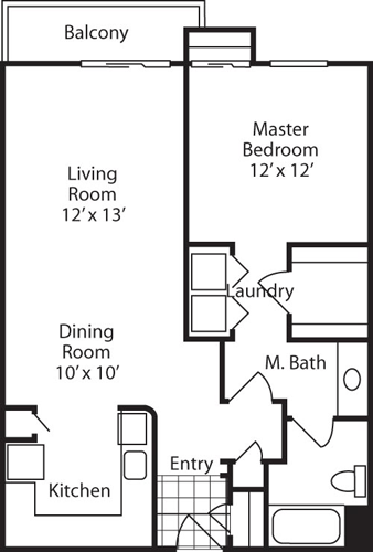 1 Bedroom 1 Bathroom Apartment for rent at Del Mar Ridge in San Diego, CA