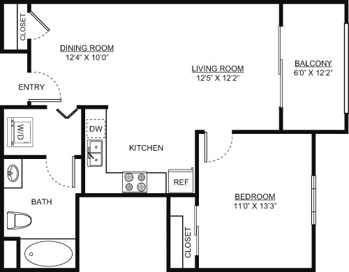 1 Bedroom 1 Bathroom Apartment for rent at Victor on Venice in Los Angeles, CA