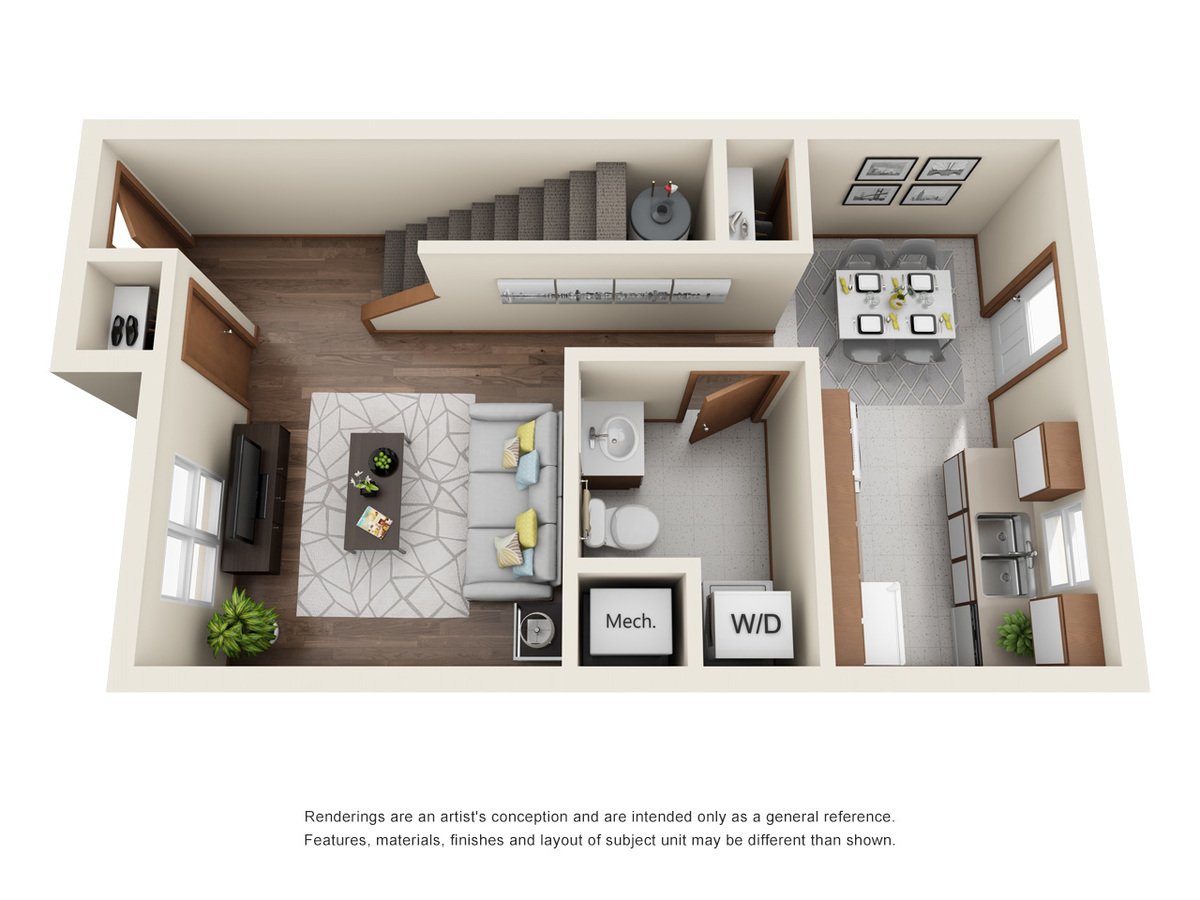 2 Bedrooms 2 Bathrooms Apartment for rent at Conestoga Crossing in Fremont, NE