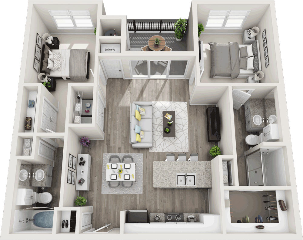 2 Bedrooms 2 Bathrooms Apartment for rent at Duke of Omaha in Omaha, NE