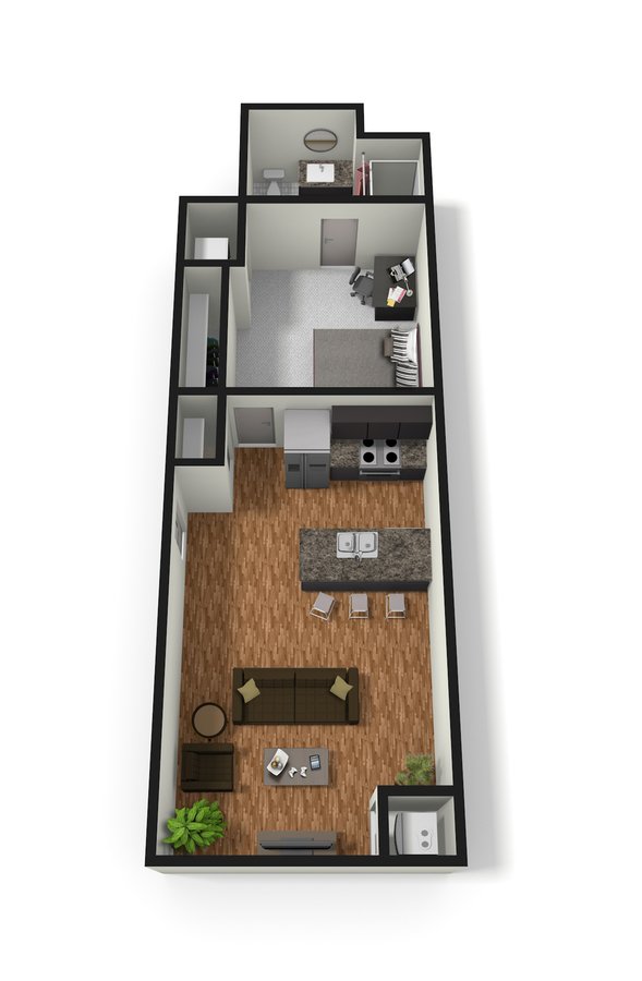 1 Bedroom 1 Bathroom Apartment for rent at The Station on Washington in Minneapolis, MN