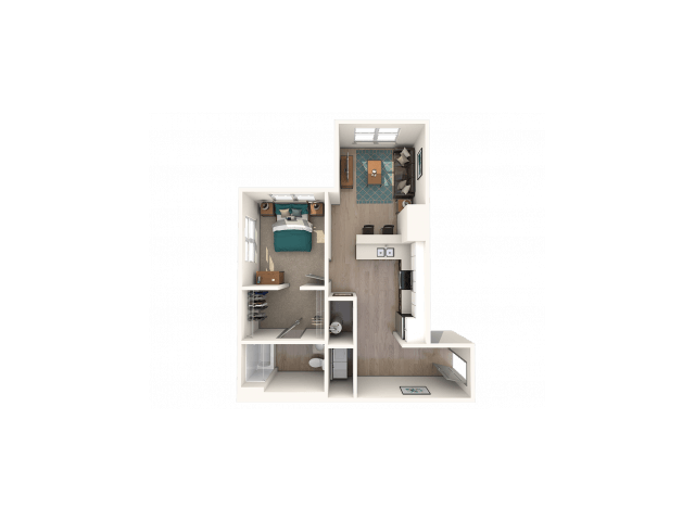 1 Bedroom 1 Bathroom Apartment for rent at The Finmore at 241 in Boone, NC