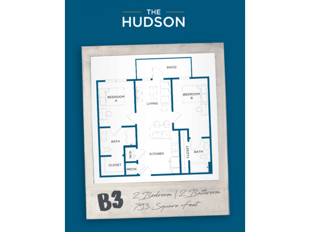 2 Bedrooms 2 Bathrooms Apartment for rent at The Hudson in College Station, TX