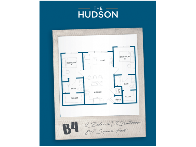 2 Bedrooms 2 Bathrooms Apartment for rent at The Hudson in College Station, TX