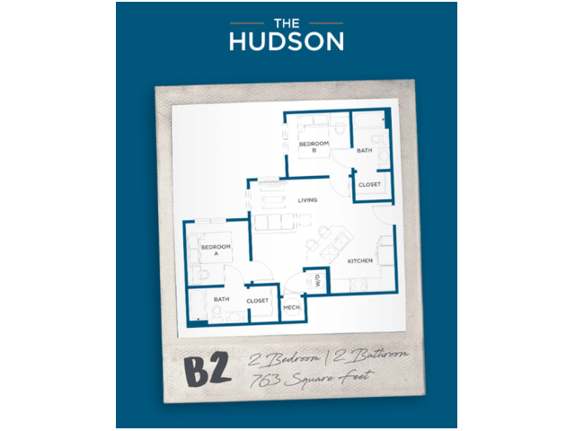 2 Bedrooms 2 Bathrooms Apartment for rent at The Hudson in College Station, TX