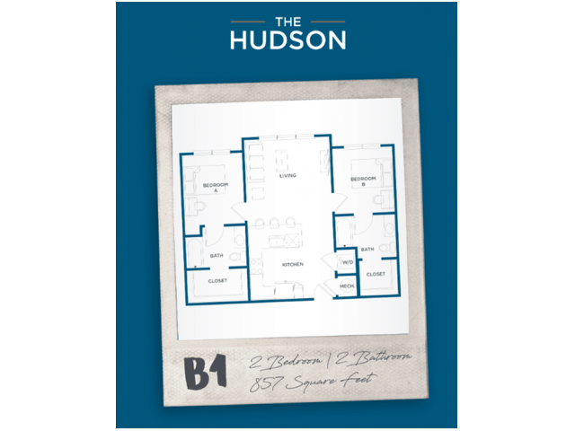2 Bedrooms 2 Bathrooms Apartment for rent at The Hudson in College Station, TX