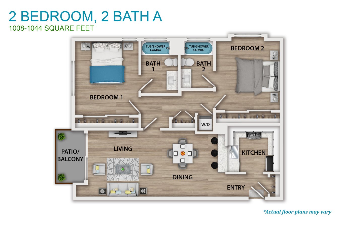 2 Bedrooms 2 Bathrooms Apartment for rent at The Culver in Los Angeles, CA