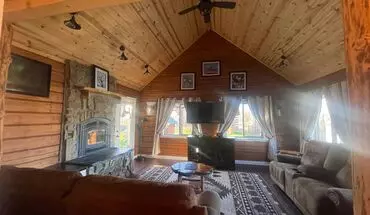 5 of 36 Amazing Custom Built Alaskan Log Home Across From Rainbow Lake! Fully Furnished! Available August 1st! House for rent in Wasilla, AK