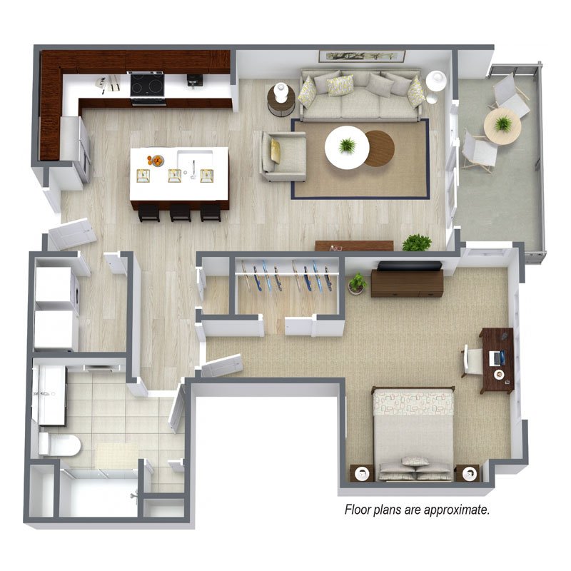 1 Bedroom 1 Bathroom Apartment for rent at Spur 16 in Mequon, WI