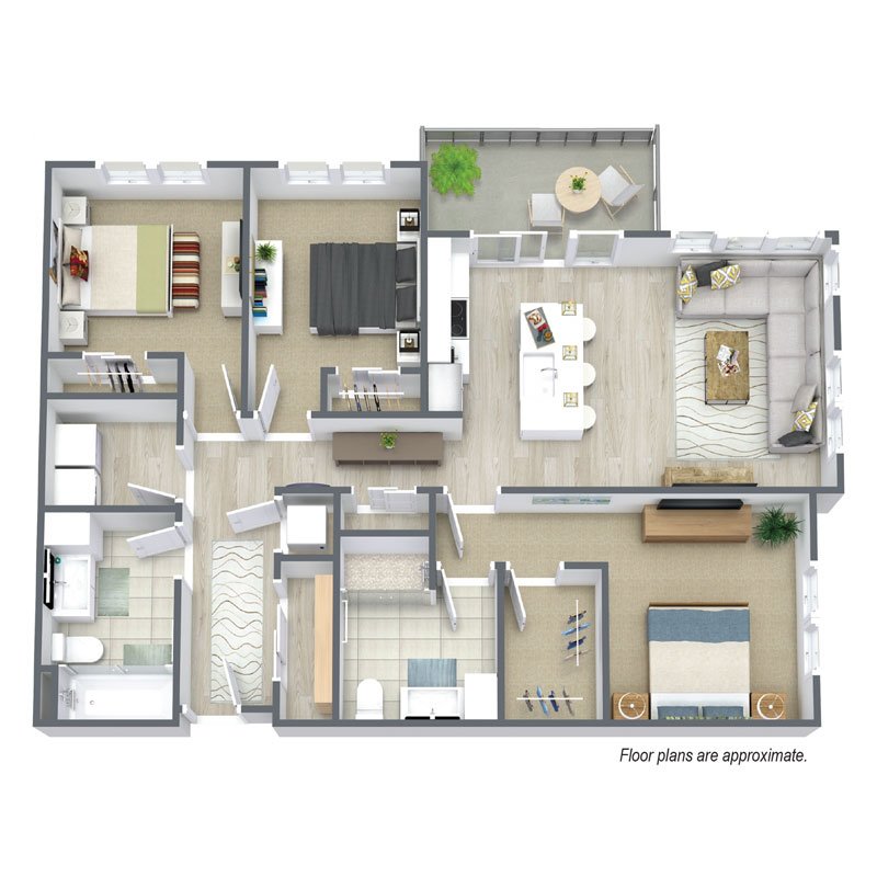 3 Bedrooms 2 Bathrooms Apartment for rent at Spur 16 in Mequon, WI