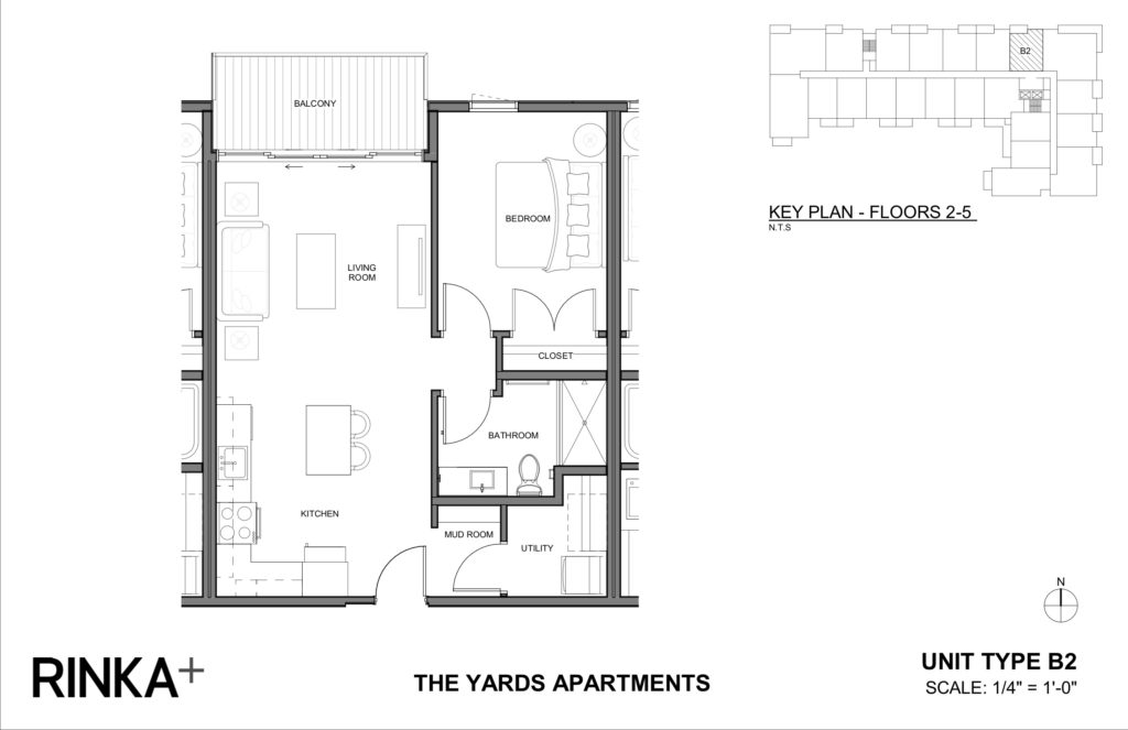 1 Bedroom 1 Bathroom Apartment for rent at The Yards in Milwaukee, WI