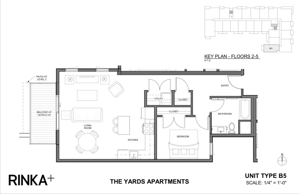 1 Bedroom 1 Bathroom Apartment for rent at The Yards in Milwaukee, WI