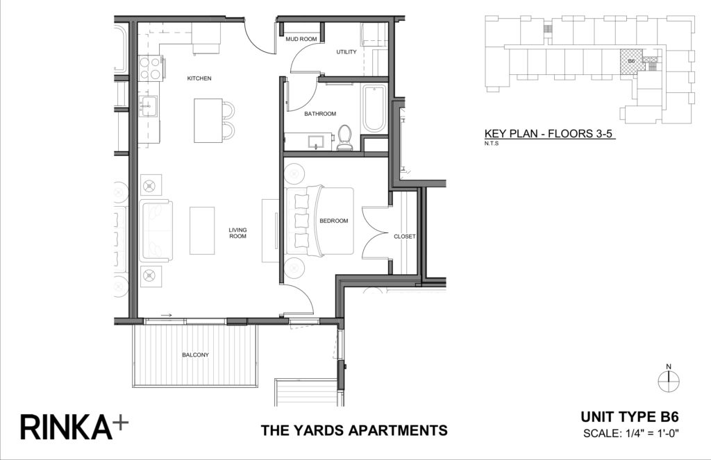 1 Bedroom 1 Bathroom Apartment for rent at The Yards in Milwaukee, WI