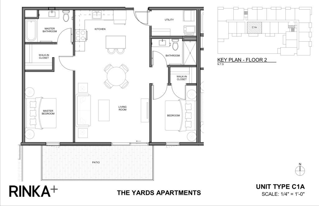 2 Bedrooms 2 Bathrooms Apartment for rent at The Yards in Milwaukee, WI