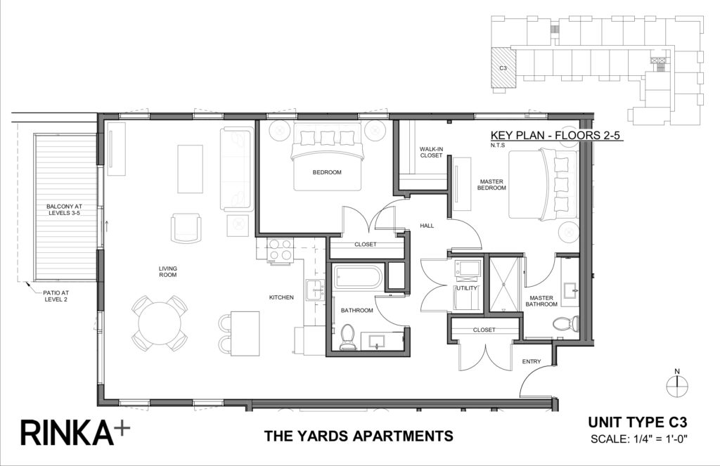 2 Bedrooms 2 Bathrooms Apartment for rent at The Yards in Milwaukee, WI