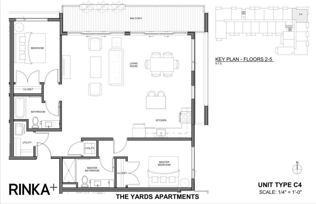 2 Bedrooms 2 Bathrooms Apartment for rent at The Yards in Milwaukee, WI