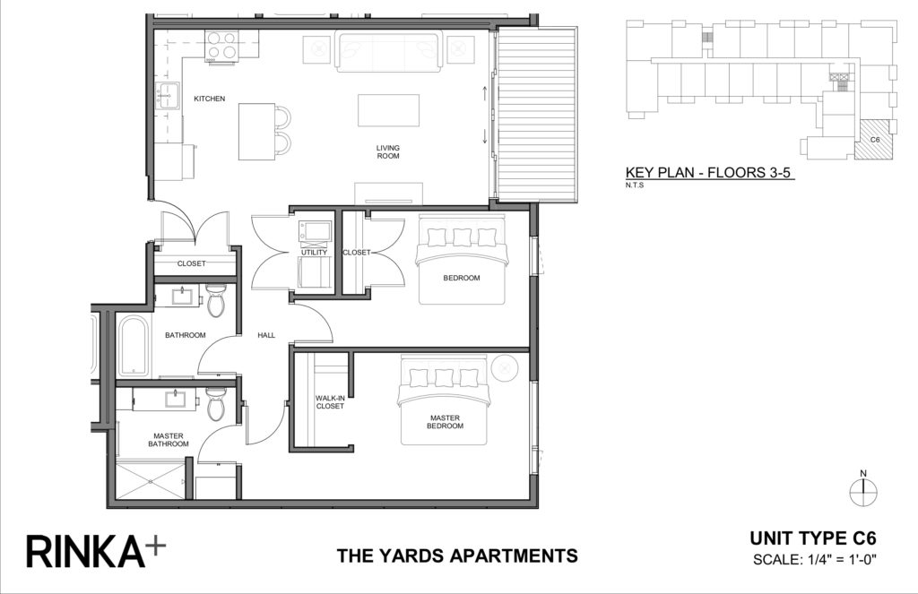 2 Bedrooms 2 Bathrooms Apartment for rent at The Yards in Milwaukee, WI