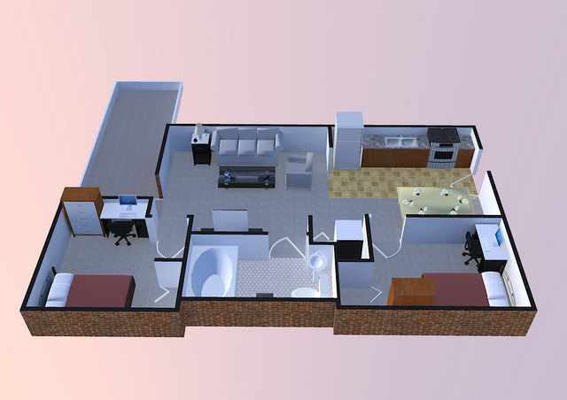 2 Bedrooms 1 Bathroom Apartment for rent at 408 E Healey in Champaign, IL