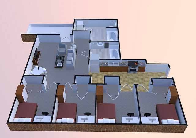 4 Bedrooms 2 Bathrooms Apartment for rent at 408 E Healey in Champaign, IL