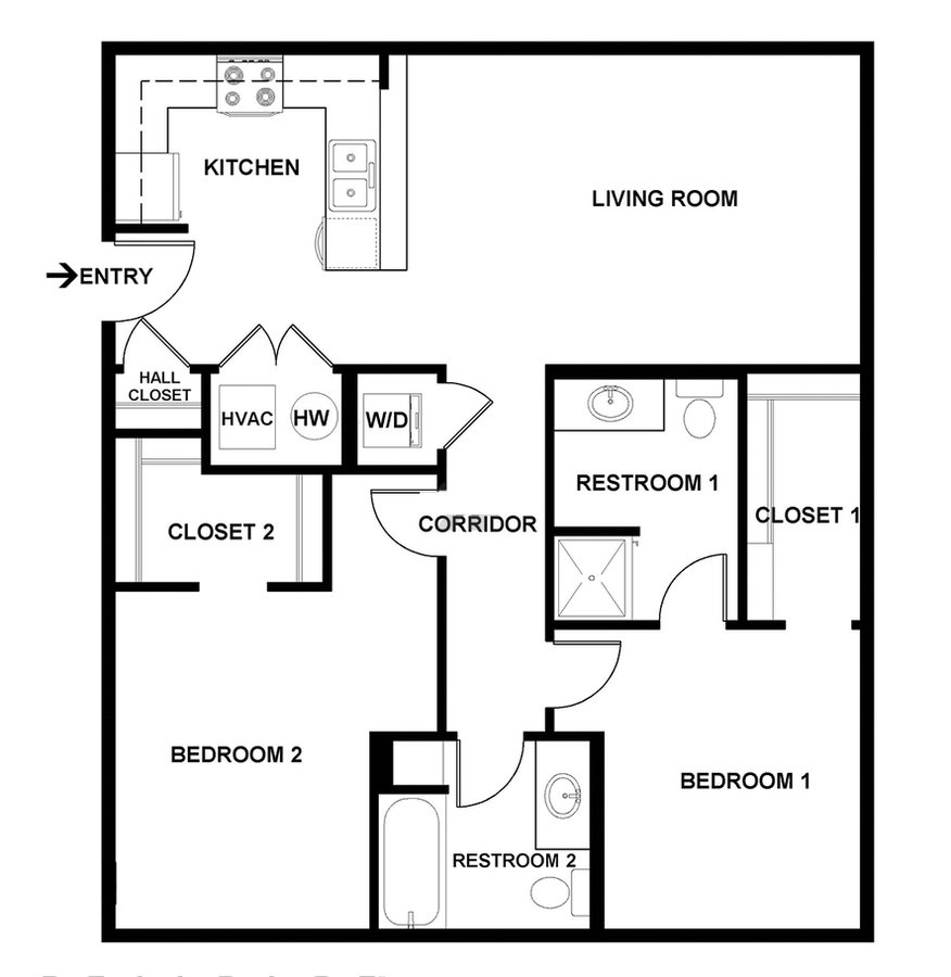 2 Bedrooms 2 Bathrooms Apartment for rent at Capitol Rows in Omaha, NE
