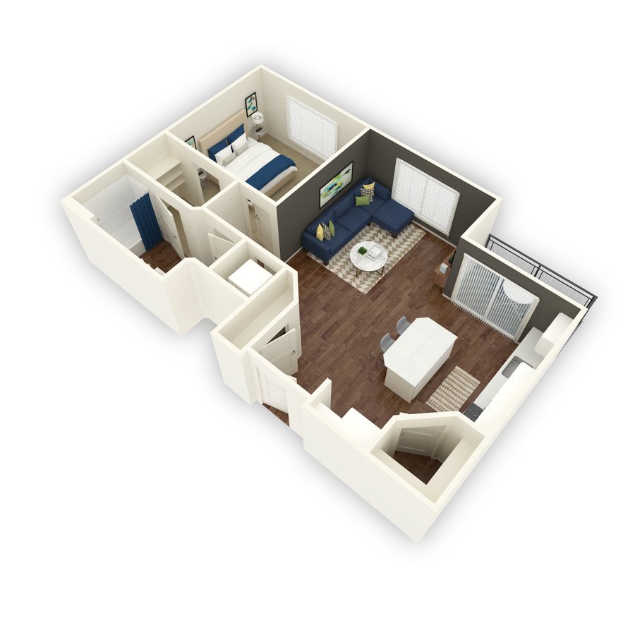 1 Bedroom 1 Bathroom Apartment for rent at Block 44 in Salt Lake City, UT