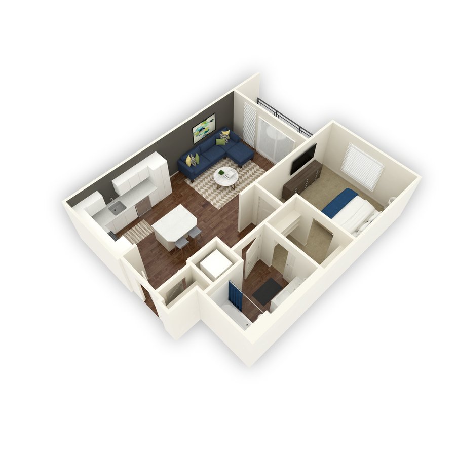 1 Bedroom 1 Bathroom Apartment for rent at Block 44 in Salt Lake City, UT