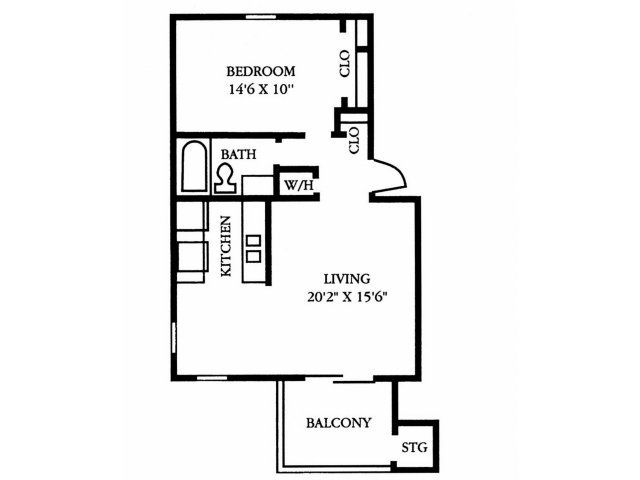 1 Bedroom 1 Bathroom Apartment for rent at The Preserve at Pine Valley in Wilmington, NC
