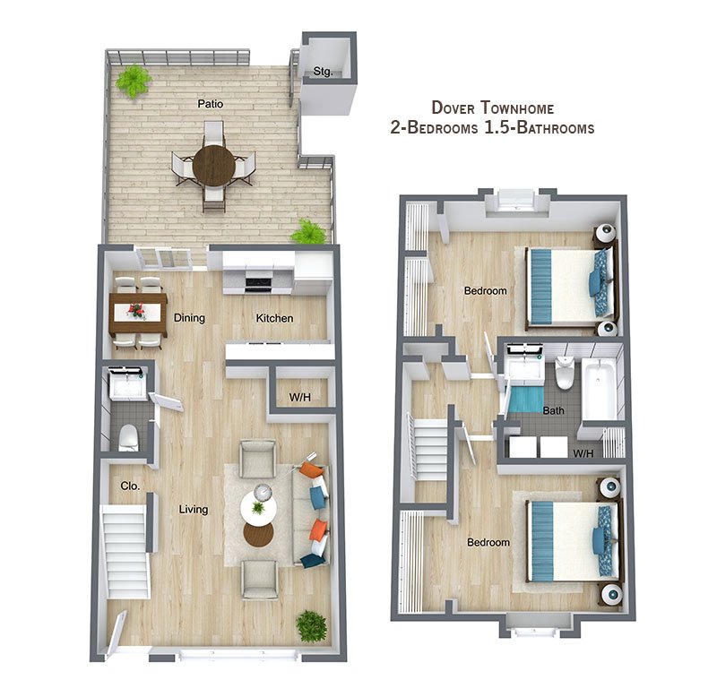 2 Bedrooms 1 Bathroom Apartment for rent at The Preserve at Pine Valley in Wilmington, NC
