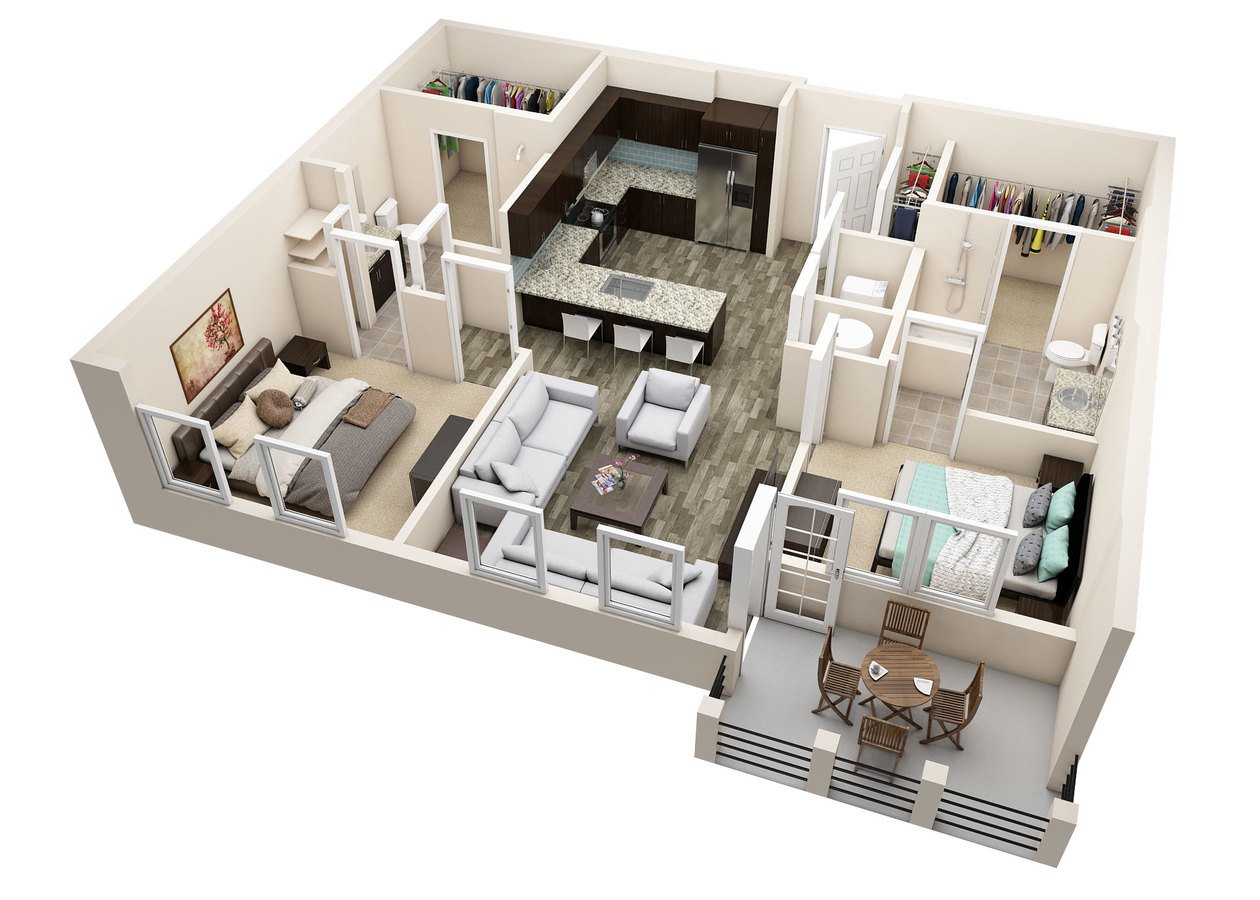 2 Bedrooms 2 Bathrooms Apartment for rent at The Langston in Charlotte, NC