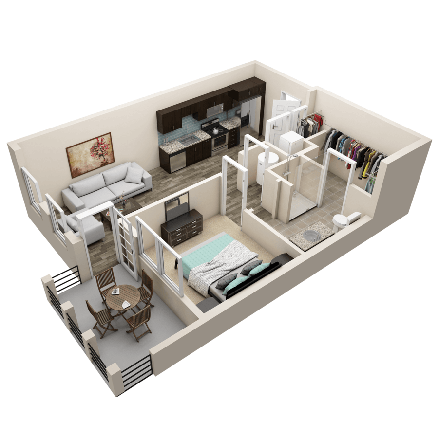 1 Bedroom 1 Bathroom Apartment for rent at The Langston in Charlotte, NC