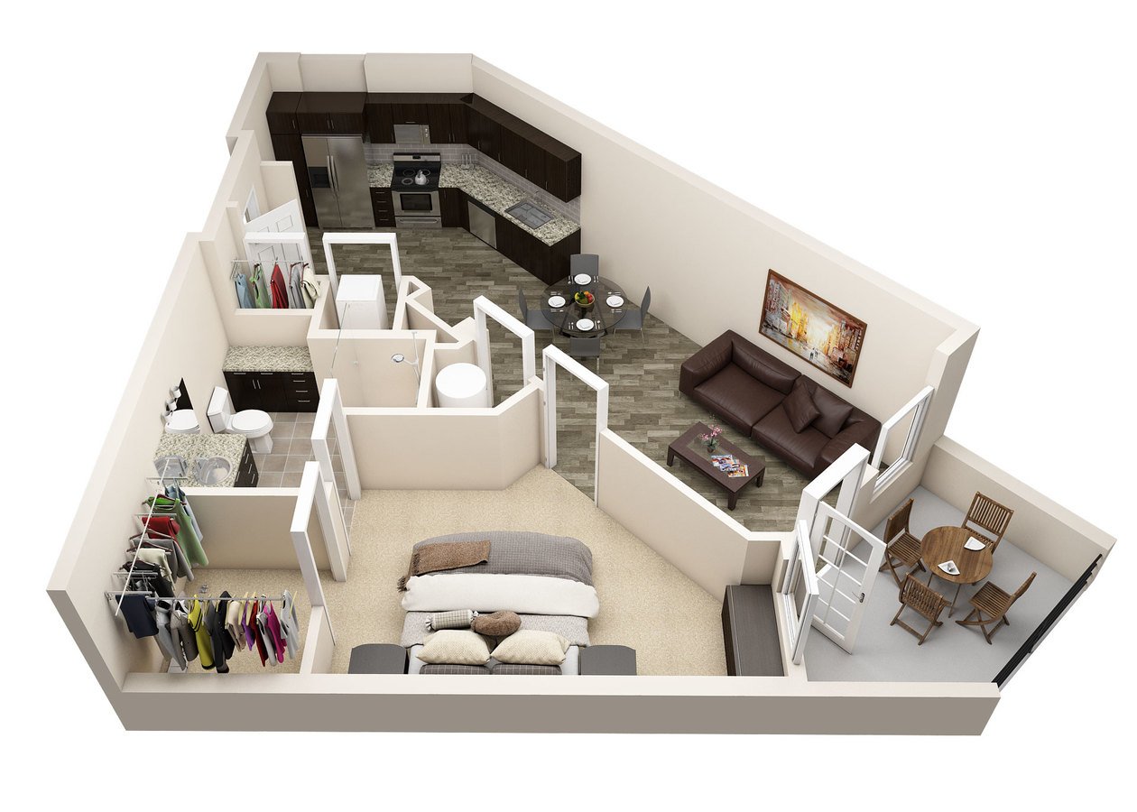 1 Bedroom 1 Bathroom Apartment for rent at The Langston in Charlotte, NC
