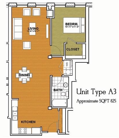 1 Bedroom 1 Bathroom Apartment for rent at Locomotive Lofts in Pittsburgh, PA