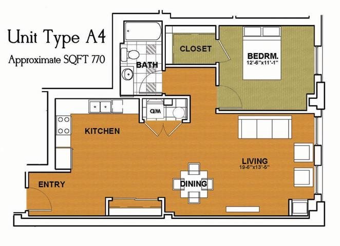 1 Bedroom 1 Bathroom Apartment for rent at Locomotive Lofts in Pittsburgh, PA