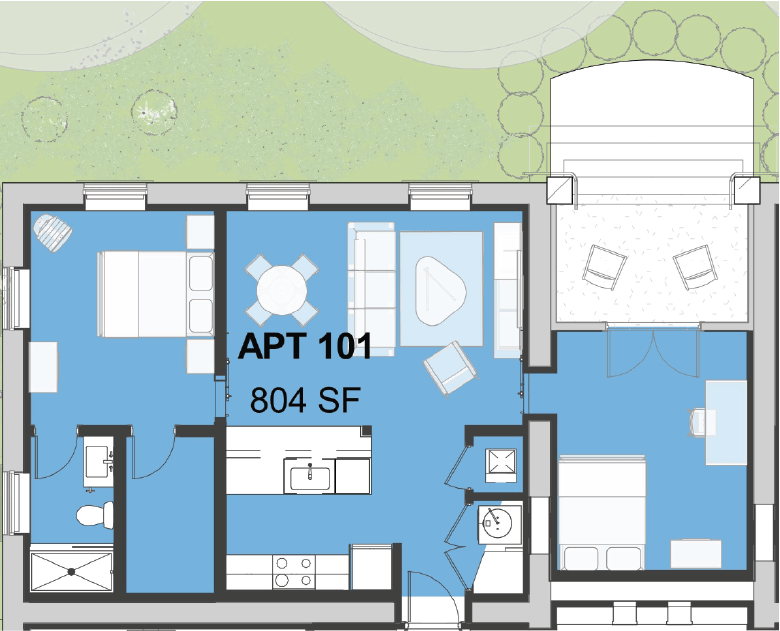2 Bedrooms 1 Bathroom Apartment for rent at Bayard School Lofts in Pittsburgh, PA