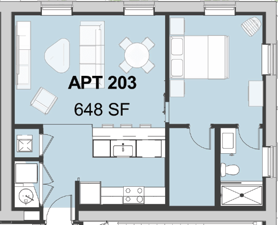 1 Bedroom 1 Bathroom Apartment for rent at Bayard School Lofts in Pittsburgh, PA
