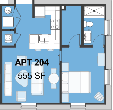 2 Bedrooms 1 Bathroom Apartment for rent at Bayard School Lofts in Pittsburgh, PA