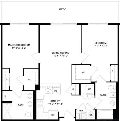 2 Bedrooms 2 Bathrooms Apartment for rent at Portside at East Pier in East Boston, MA