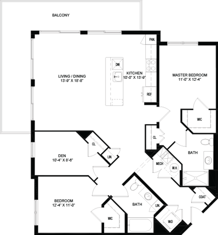 2 Bedrooms 2 Bathrooms Apartment for rent at Portside at East Pier in East Boston, MA
