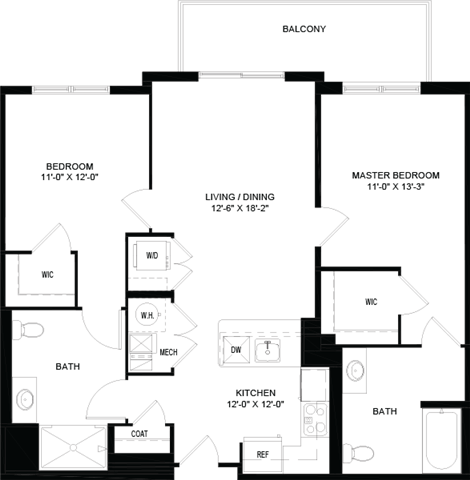 2 Bedrooms 2 Bathrooms Apartment for rent at Portside at East Pier in East Boston, MA