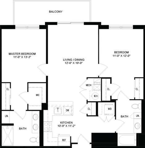 2 Bedrooms 2 Bathrooms Apartment for rent at Portside at East Pier in East Boston, MA