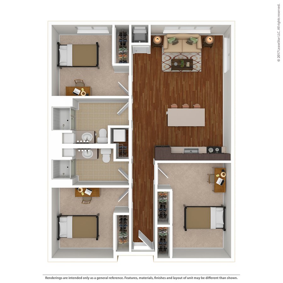 3 Bedrooms 2 Bathrooms Apartment for rent at 412 Lofts in Minneapolis, MN