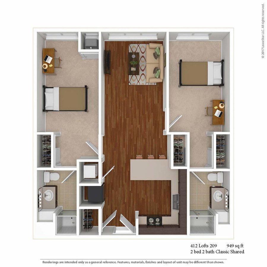 2 Bedrooms 2 Bathrooms Apartment for rent at 412 Lofts in Minneapolis, MN