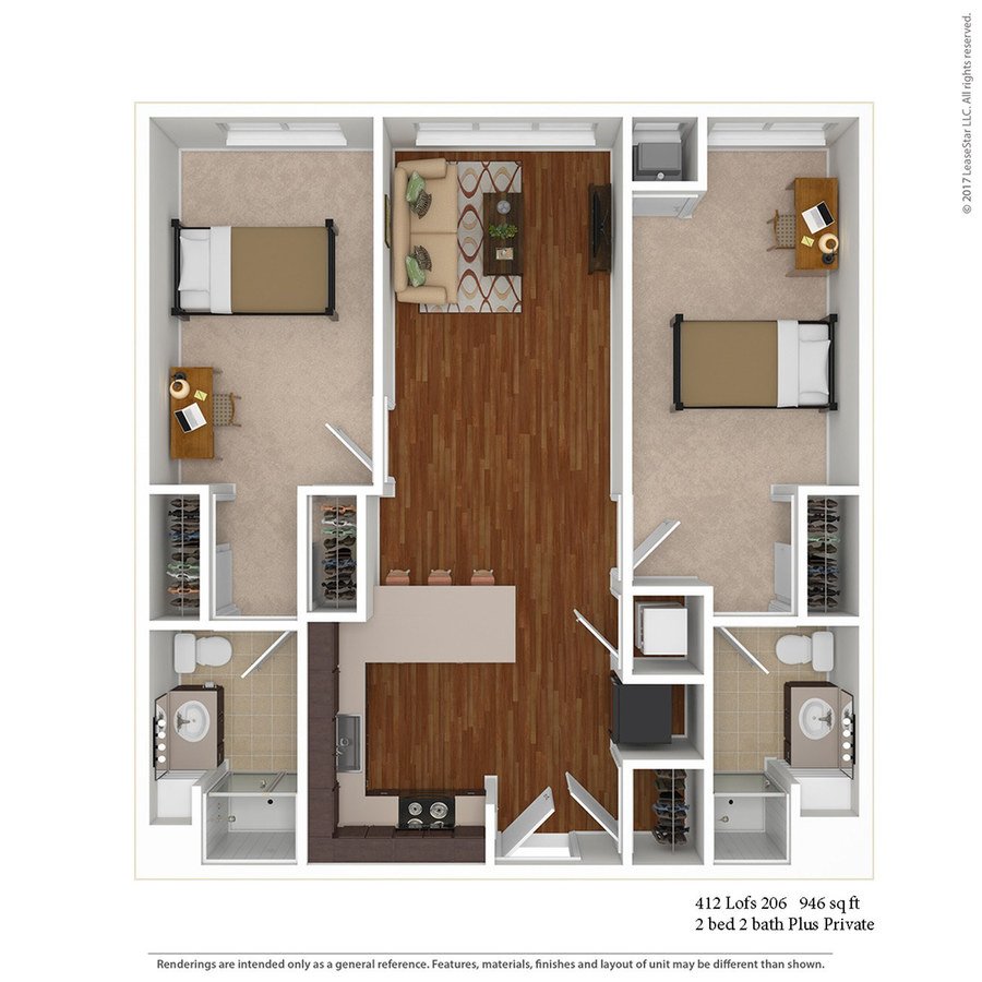 2 Bedrooms 2 Bathrooms Apartment for rent at 412 Lofts in Minneapolis, MN