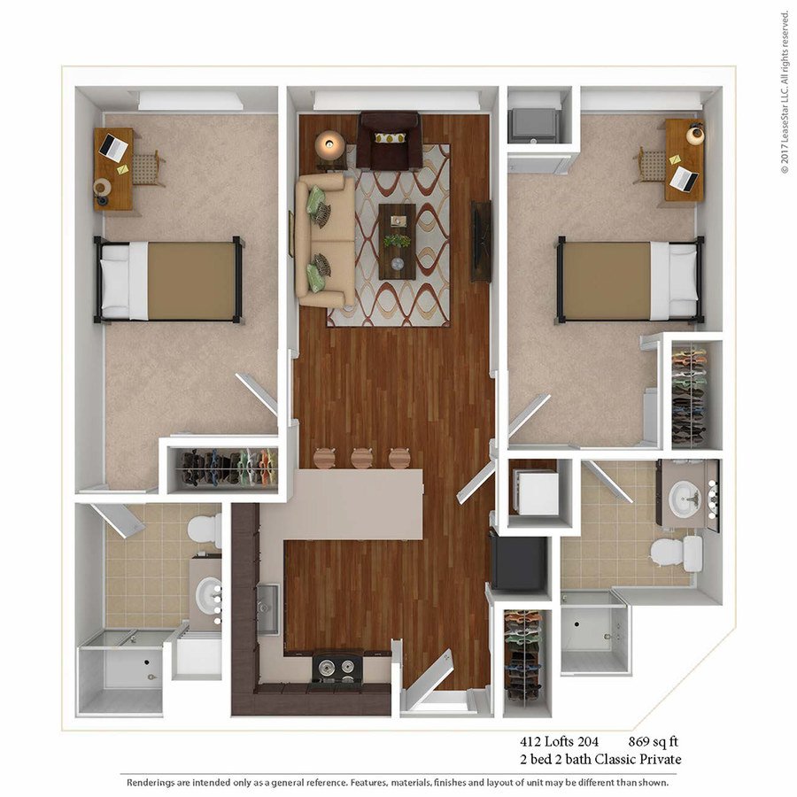 2 Bedrooms 2 Bathrooms Apartment for rent at 412 Lofts in Minneapolis, MN