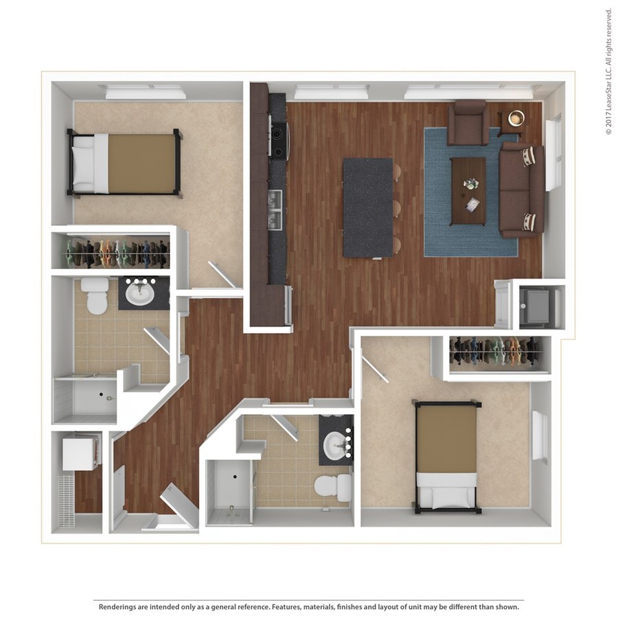 2 Bedrooms 2 Bathrooms Apartment for rent at Edge on Oak in Minneapolis, MN
